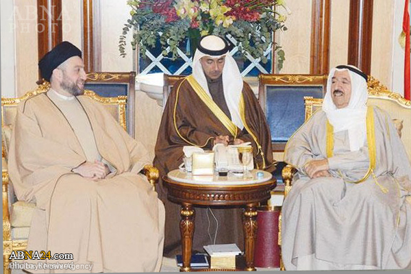دیداری عەمار حەکیم لەگەڵ ئەمیری کوەێت
